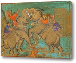   Картина Битва на слонах
