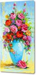   Картина Букет роз в вазе
