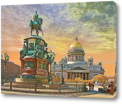   Постер Санкт-Петербург. Исакиевский собор.