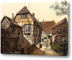   Постер Замок Вартбург, Тюрингия, Германия.1890-1900 гг