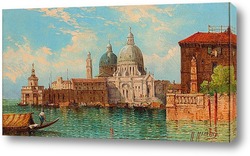    Венецианский канал с Санта-Мария-делла-Салюте