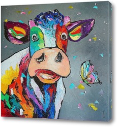   Постер Счастливая корова