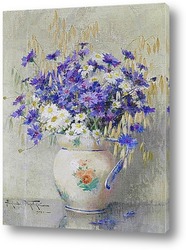    Натюрморт с цветами в вазе