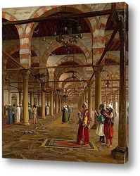   Картина Молитва в мечети