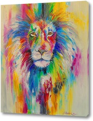  Постер Радужный лев