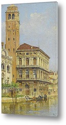   Картина Венеция - вид на колокольню церкви Санта Мария деи Фрари