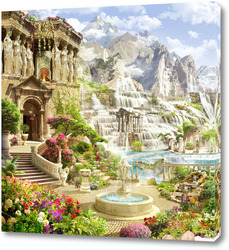   Постер Водопады и леса 52609