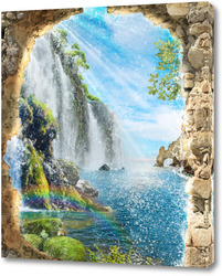   Постер Водопады и леса 28289