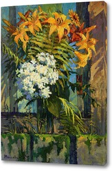   Картина Натюрморт с лилиями