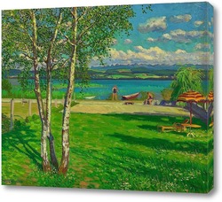   Постер Летнее время на озере муртензее