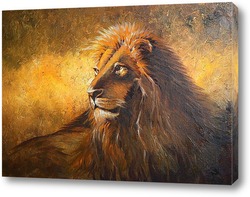   Картина Лев - царь зверей