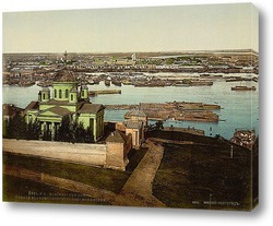   Постер Благовещенский монастырь, Нижний Новгород, 1890-1900 гг