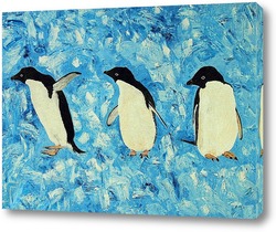   Постер Пингвины