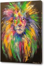   Картина Красавец лев