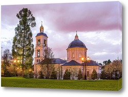  Новодевичий монастырь на закате дня