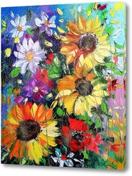   Постер Танец солнечных цветов