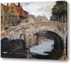   Картина Старый мост в Брюгге
