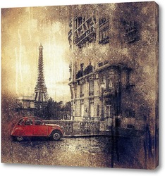   Постер Парижская улица