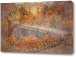   Постер Осенняя дорога