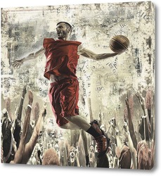   Постер Баскетболист в действии