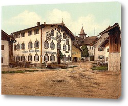   Постер Обераммергау, Верхняя Бавария, Германия. 1890-1900 гг