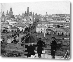  Вид на Лубянскую площадь в начале 20 века.