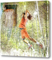  Постер Баскетбольный бросок