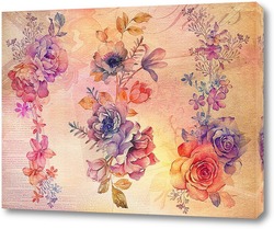  Постер Роскошные цветы