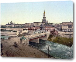    Вид на Сергиевскую площадь и Университетскую горку 1896 ,  Украина,  Харьковская область,  Харьков