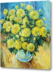   Картина Желтые хризантемки
