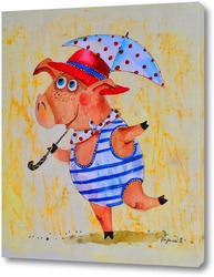   Постер Свинка 