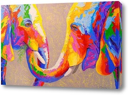   Постер Забота слонов