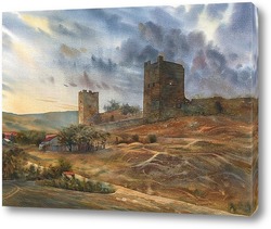   Картина Феодосия. Генуэзская крепость
