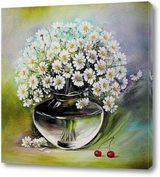   Картина Букет ромашек в вазе