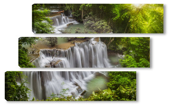Модульная картина Водопады и леса 97699