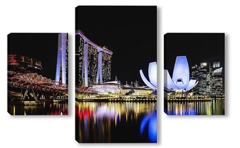 Модульная картина Marina Bay Sands