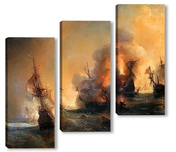 Захват трех голландских торговых суден французскими кораблями