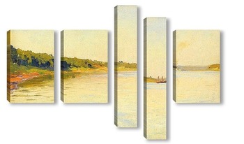 Модульная картина Волга, 1884