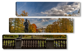 Модульная картина Гранитная терраса в Екатерининском парке