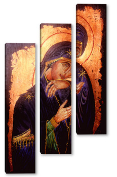Модульная картина Ахтырская икона Божией Матери 