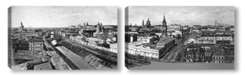 Модульная картина Вид на город 1904  –  1907 ,  Россия,  Татарстан,  Казань