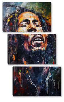 Модульная картина Bob Marley