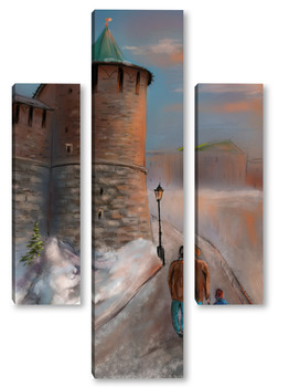 Модульная картина Коромыслова башня.