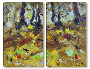 Модульная картина «Осенный Этюд»