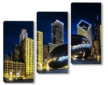 Модульная картина Chicago Bean