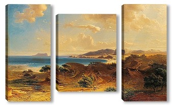 Модульная картина Пляж Эстепона
