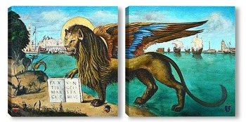 Модульная картина Лев Святого Марка