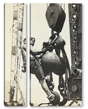 Модульная картина На высоте Эмпайр Стэйт, 1930