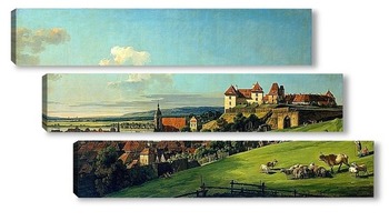  Вид Пирны из замка Зонненштайн