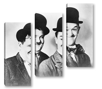 Модульная картина  Stan Laurel and Oliver Hardy
